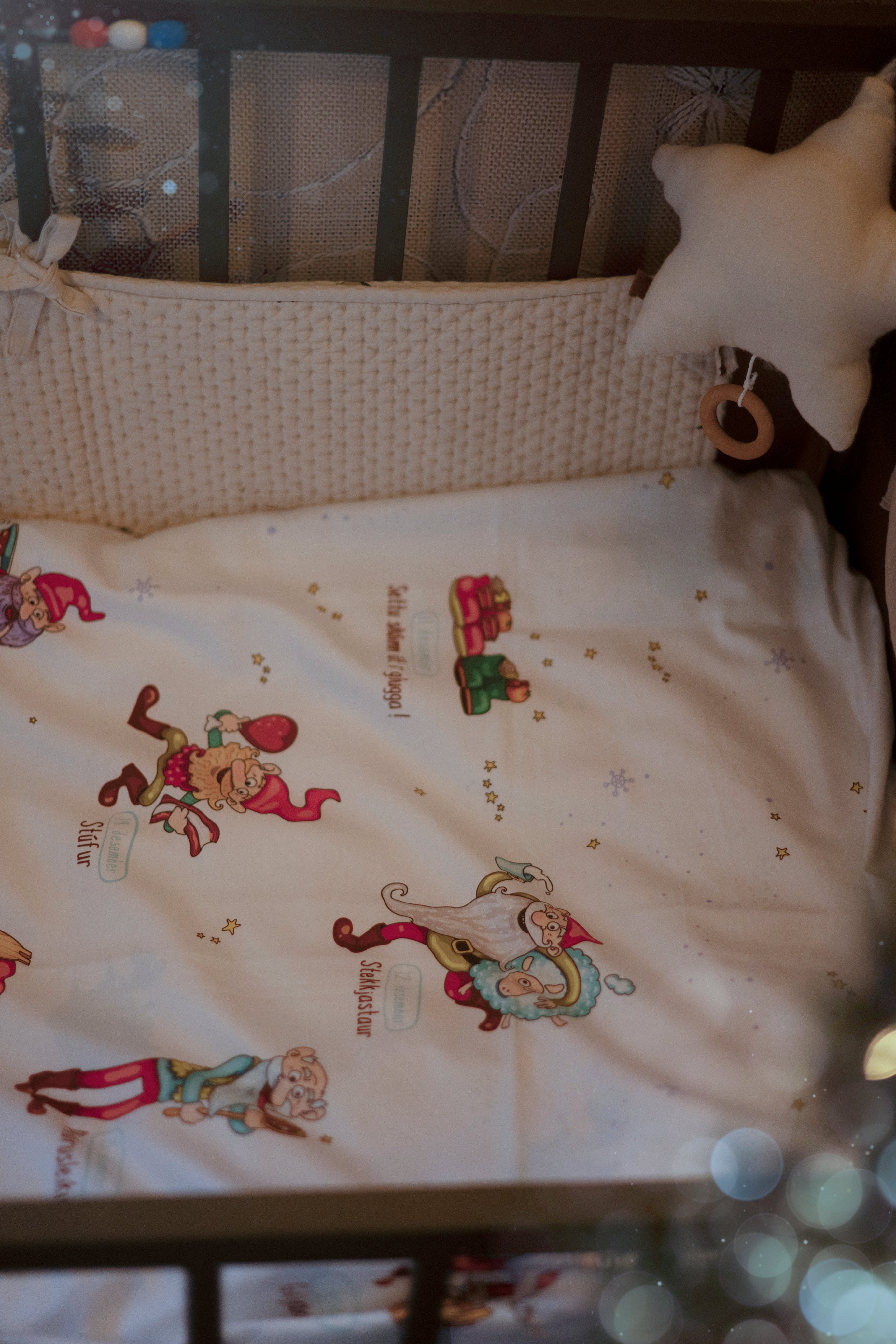 Jólarúmföt - Jólasveinar 100x140+40x45