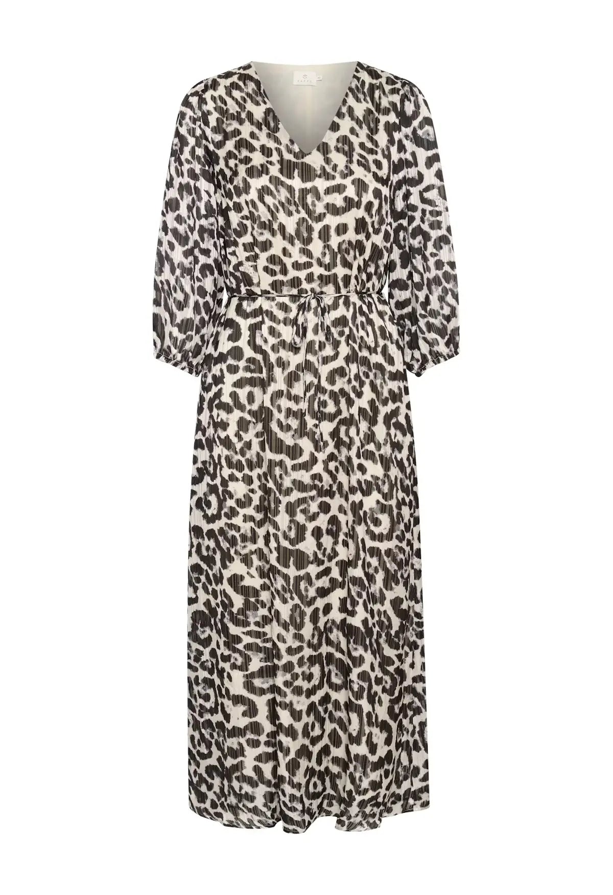 KAsepia Dress (Black/White Leopard)