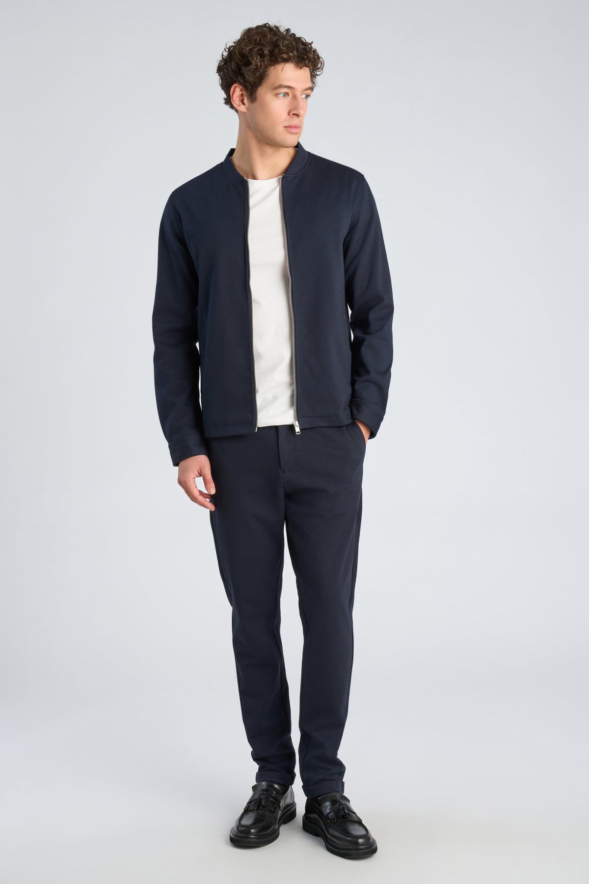 Lindbergh Skyrtujakki Superflex, Dökkblár (Navy mix)