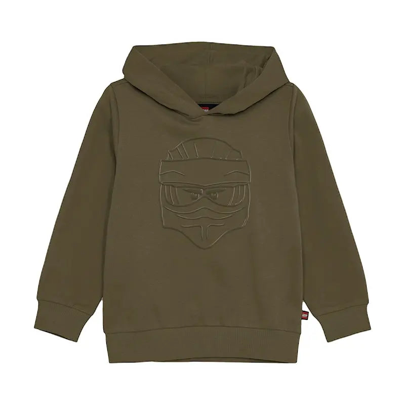 LWSAKU 702 -HOODED SWEATSHIRT-Dark Olive