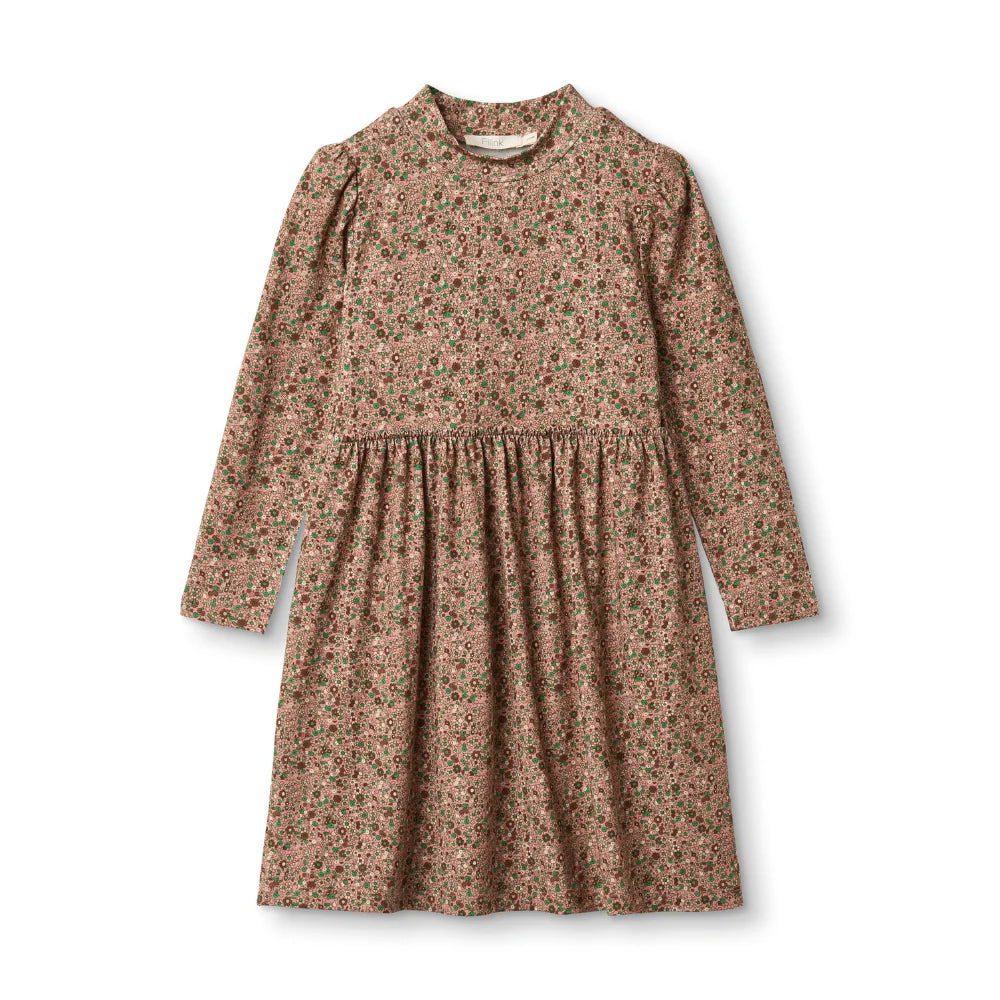 KELLY LS DRESS-ROSE AMAZONE CARAFE AOP.