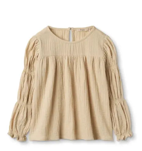 SUMA LS BLOUSE-SANDSHELL