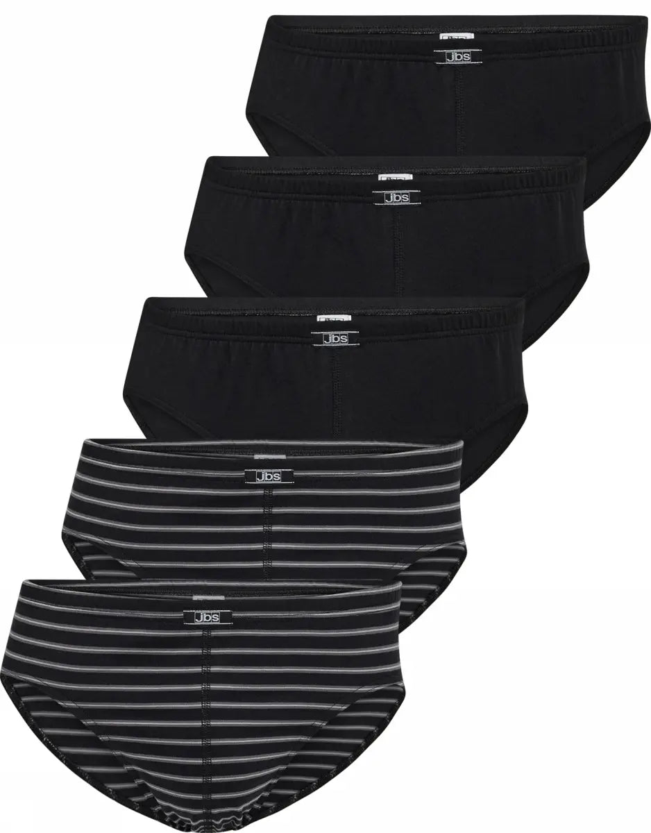 JBS 5-pack mini slip GOTS (Black)