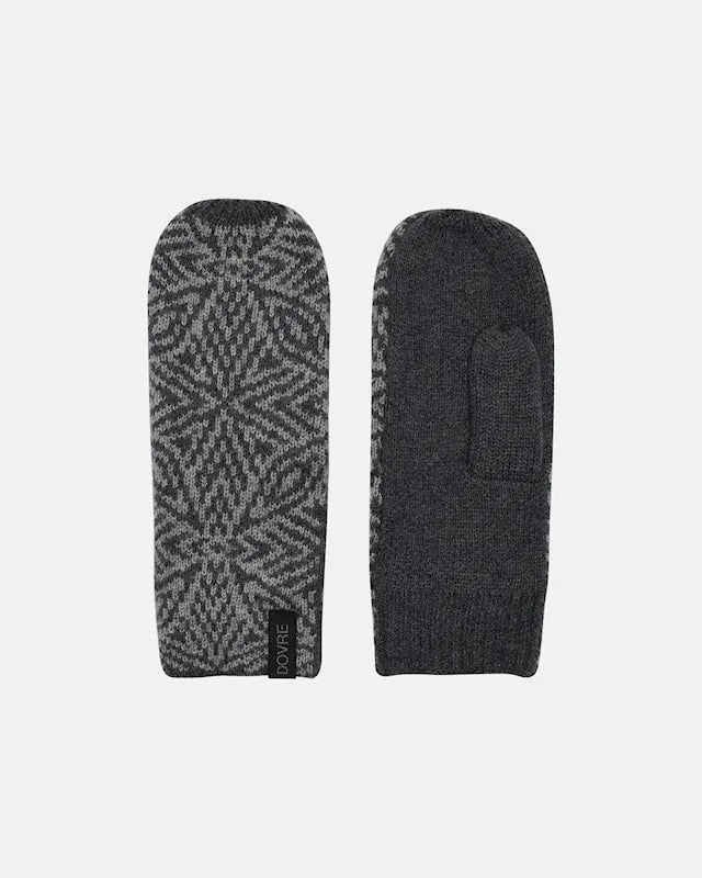 DOVRE Women Jacquard Gloves (Grey)