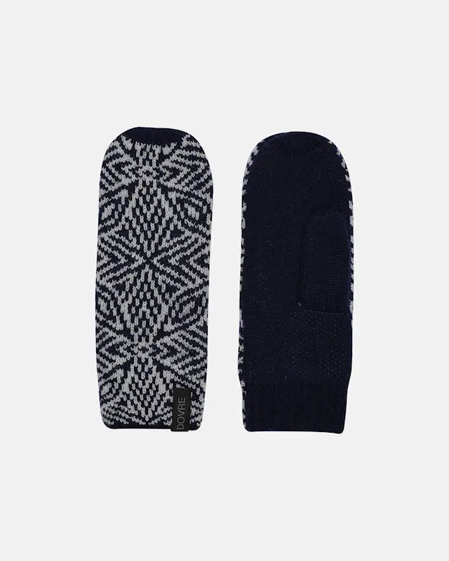 DOVRE Women Jacquard Gloves (Blue)
