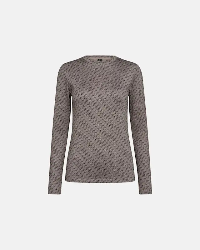 HYPETHEDETAiL printed blouse (Beige)