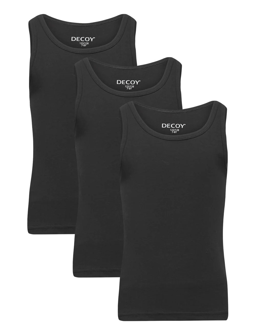 DECOY girls 3-pack singlet (Black)