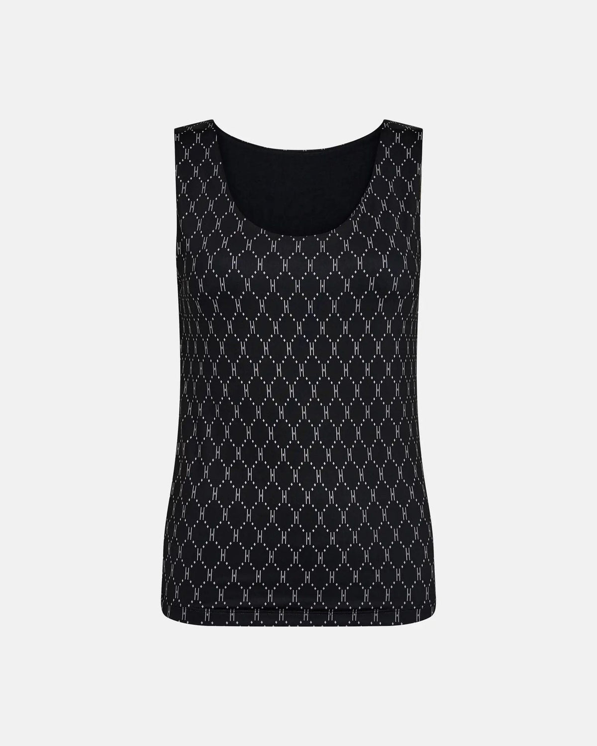 HYPETHEDETAiL printed top - Black