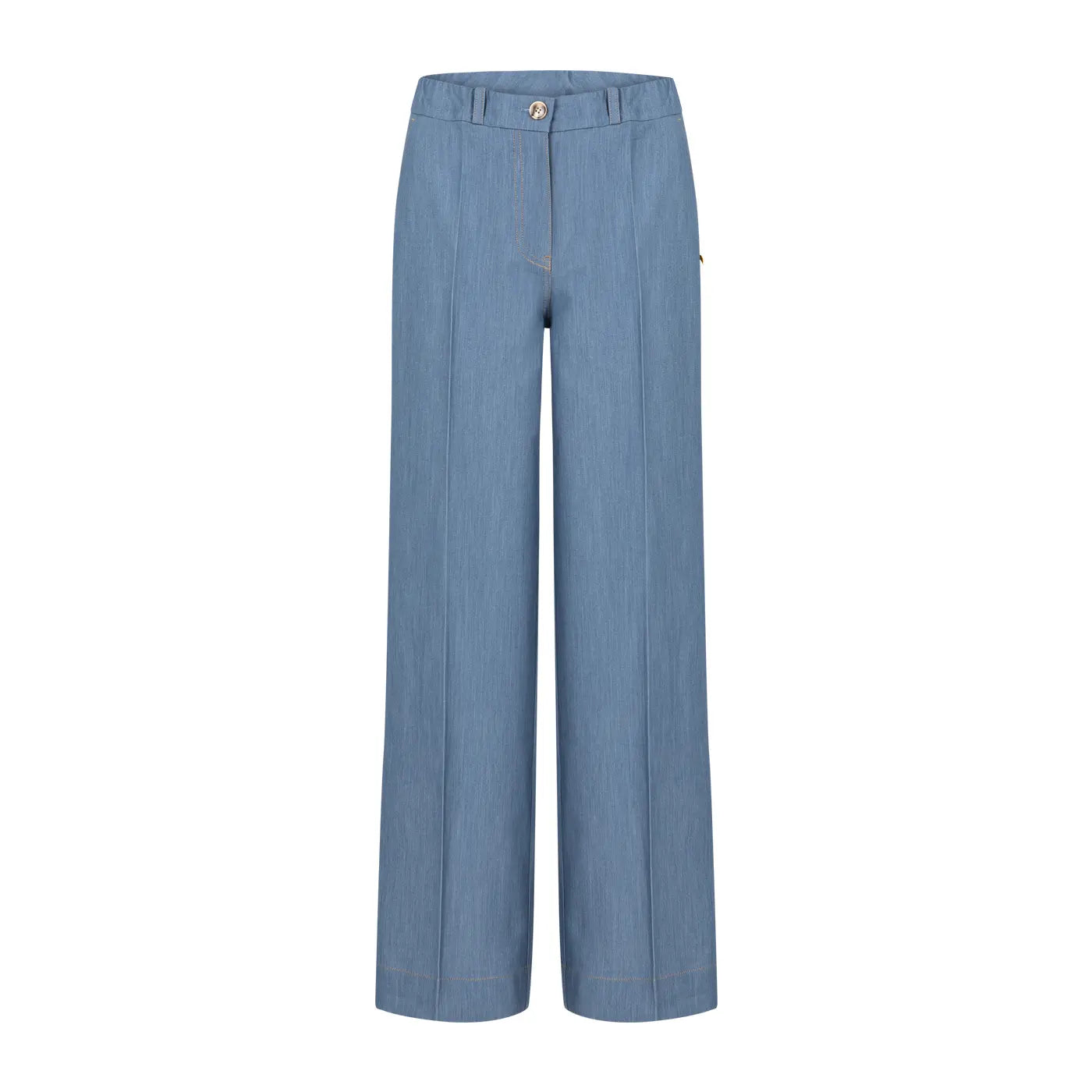 Pants with stitches - Petra fit-Dusky blue
