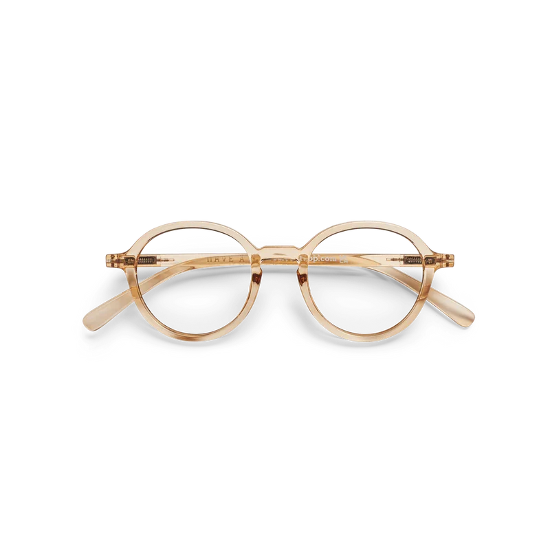 Circle Slim amber lesgleraugu +1