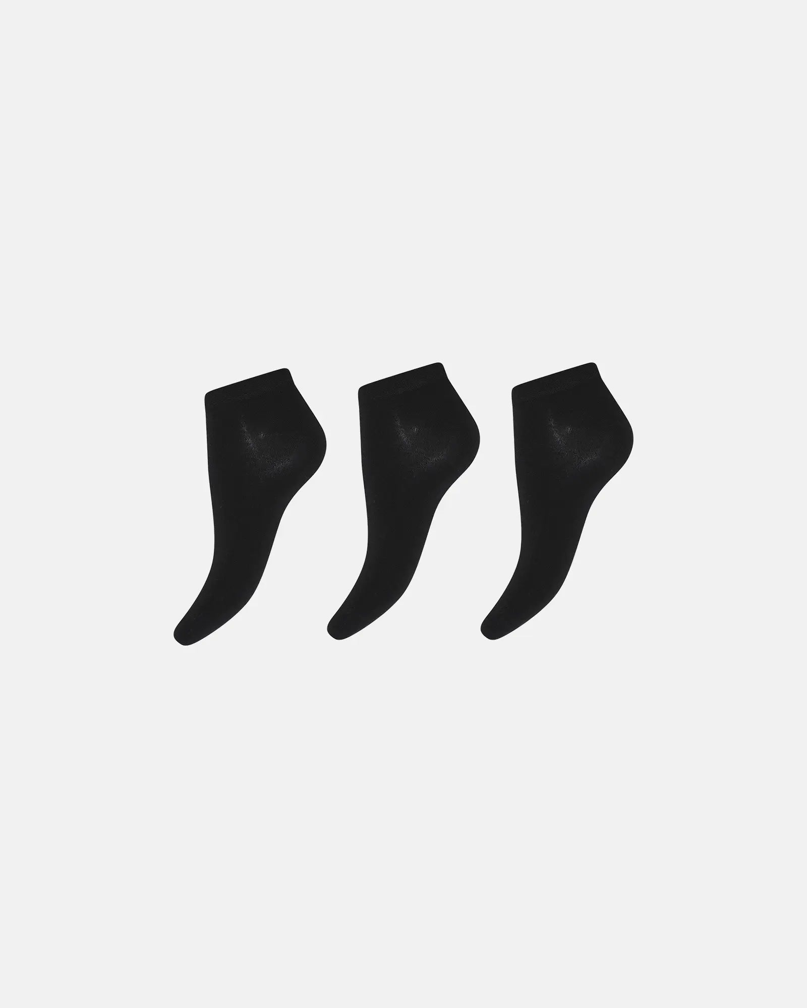 DECOY sneaker socks bamboo 3-pack (Black)