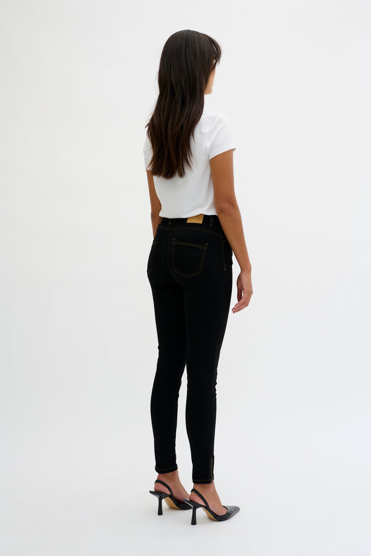 My Essential Wardrobe Gallabuxur Celinazip High Slim, Black Vintage Wash