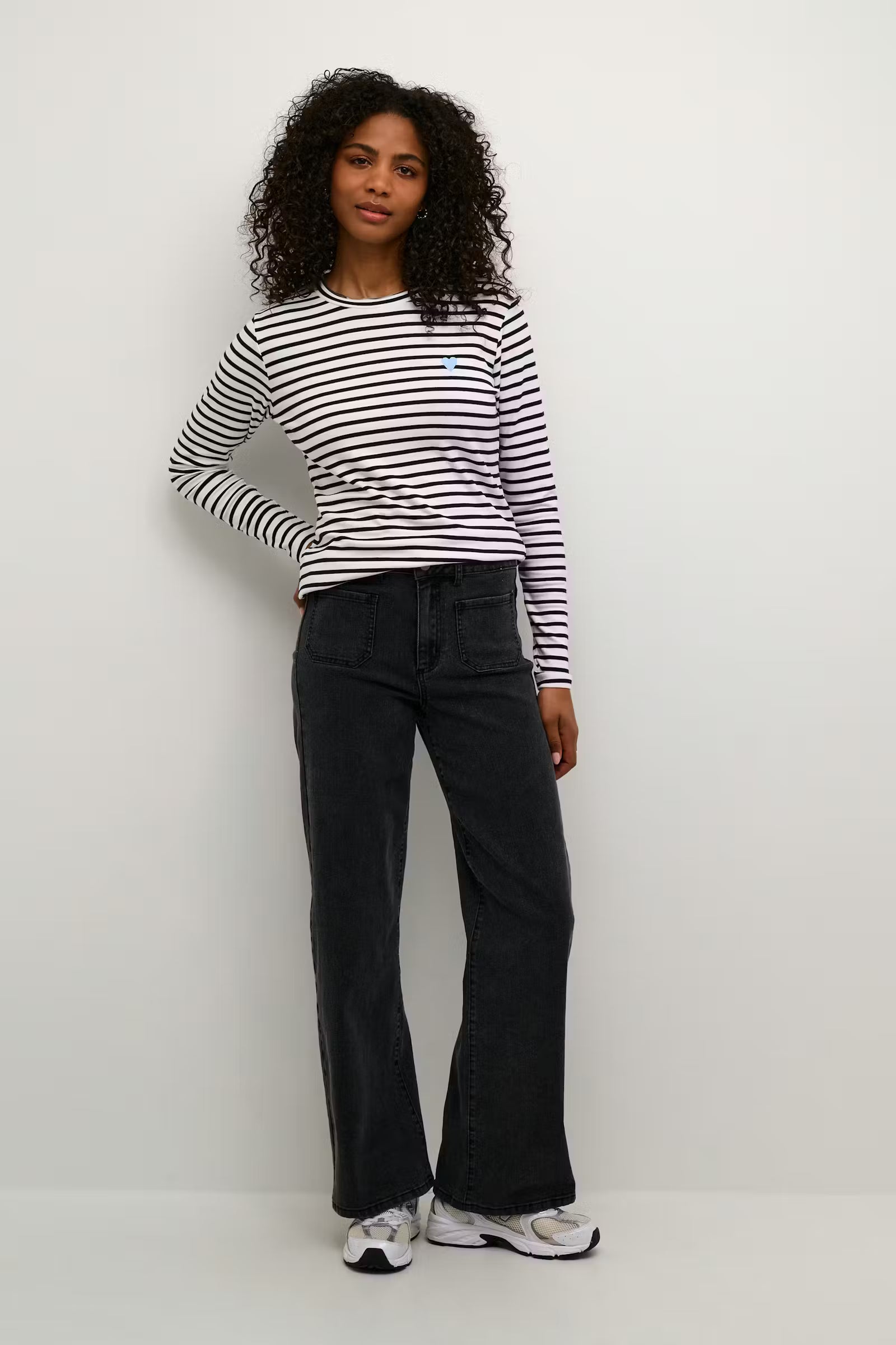 Karla HW Wide Gallabuxur