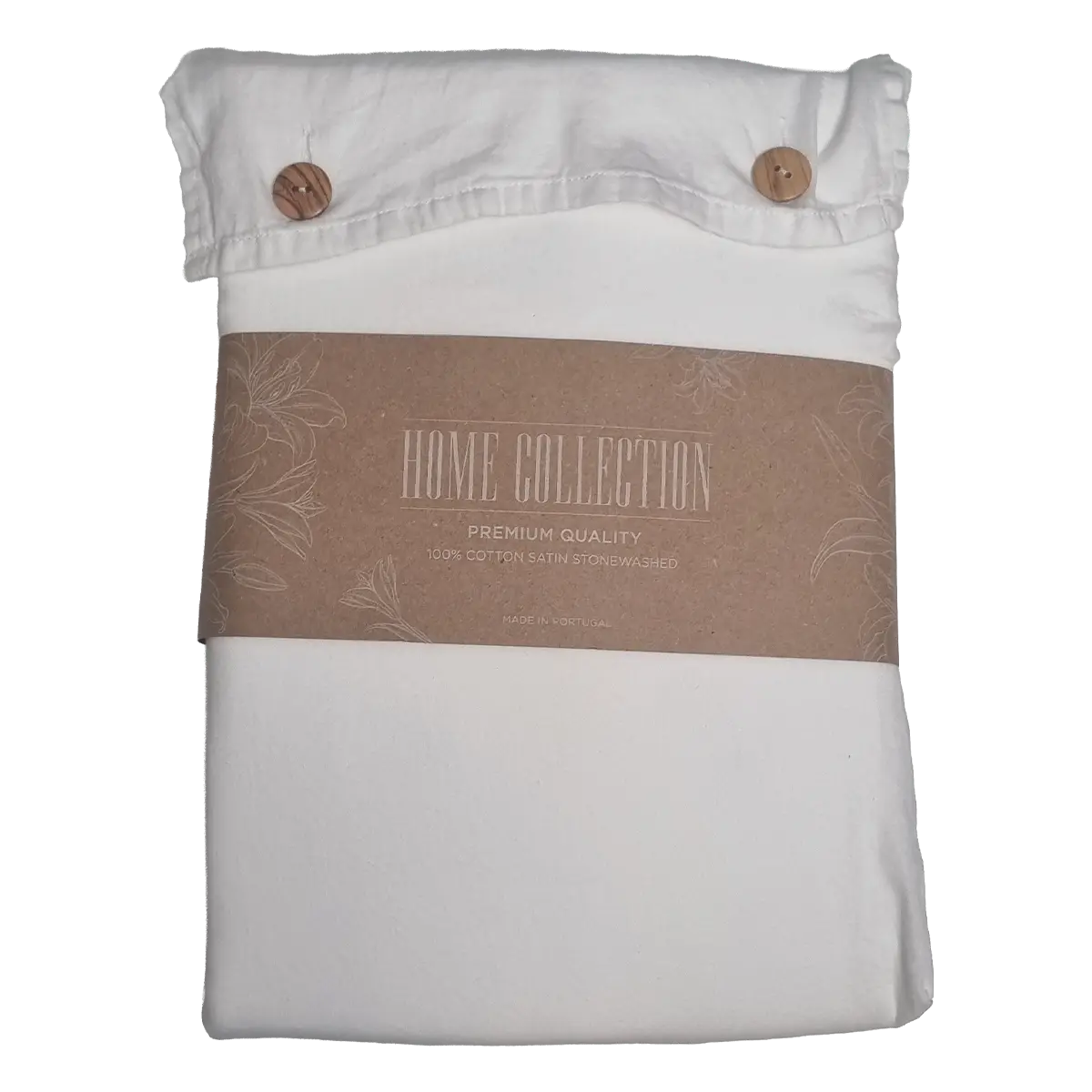 Satín Stonewashed Rúmföt White 200 TC (P deild)