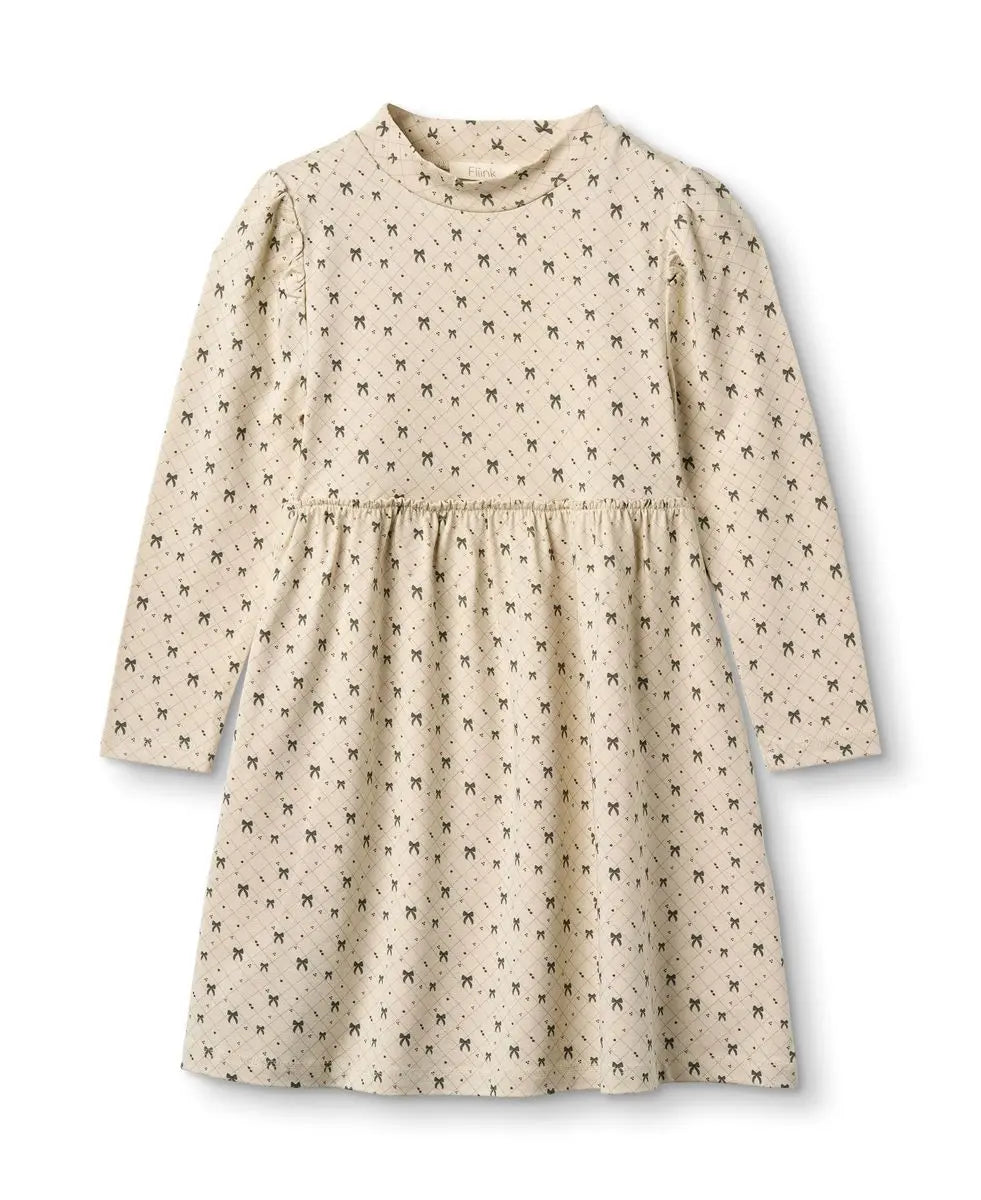 KELLY LS DRESS-SANDSHELL AOP.