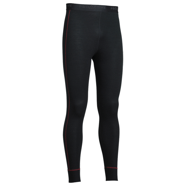 ProActive Síðar nærbuxur Baselayer herra, Svartur