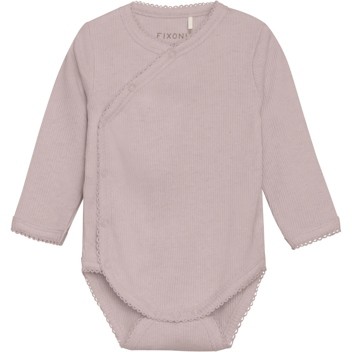 Body LS Melange Rib-Pale Mauve Melange