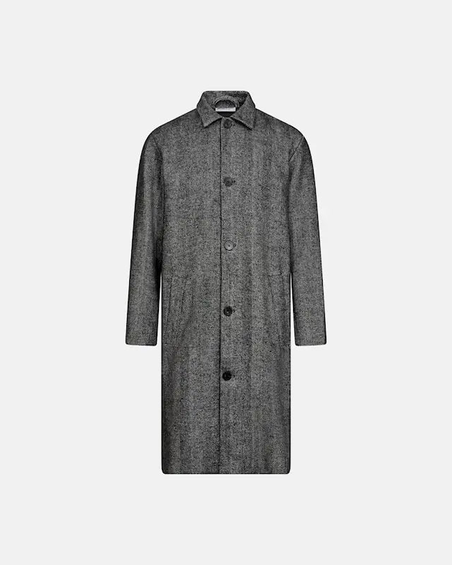 RTHARRISON WOOL COAT (Black)
