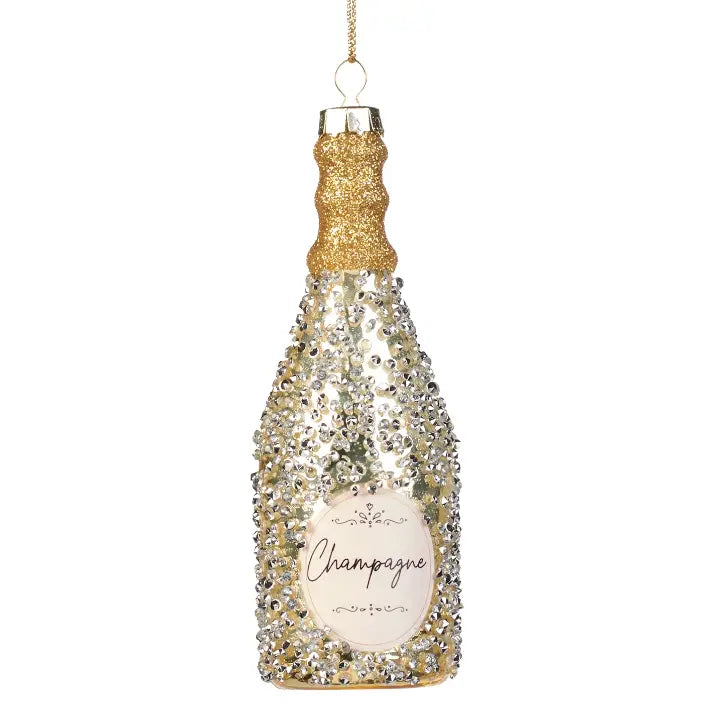 Kampavínsflaska jólaskraut 12,5CM