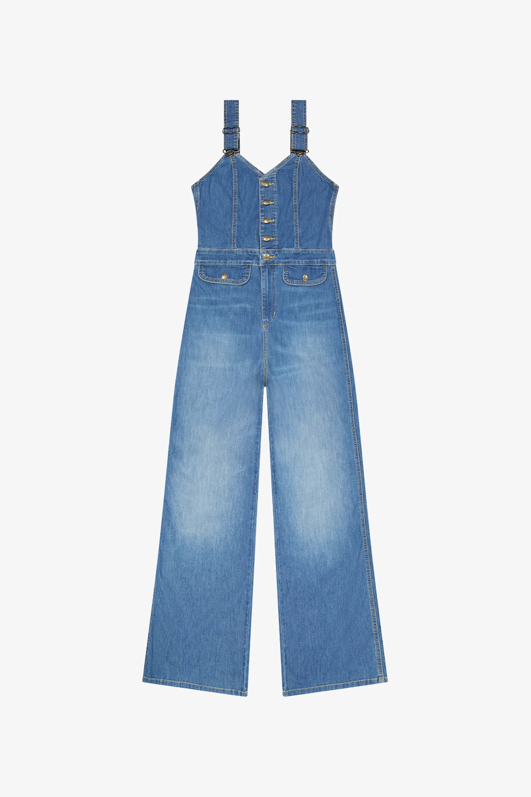CUT OUT JUMPSUIT BLUE ARROW Gallasamfestingur