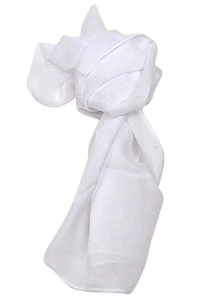 Dame chiffon tørklæde (White)