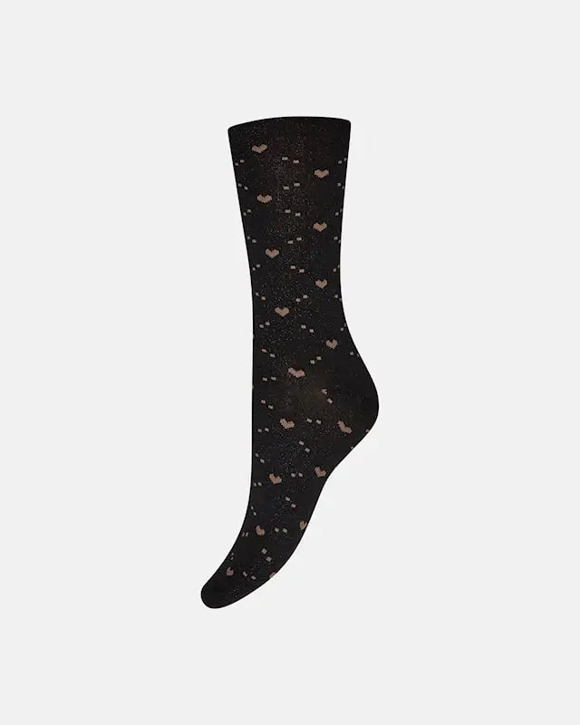 HYPETHEDETAiL socks w/lurex-Black