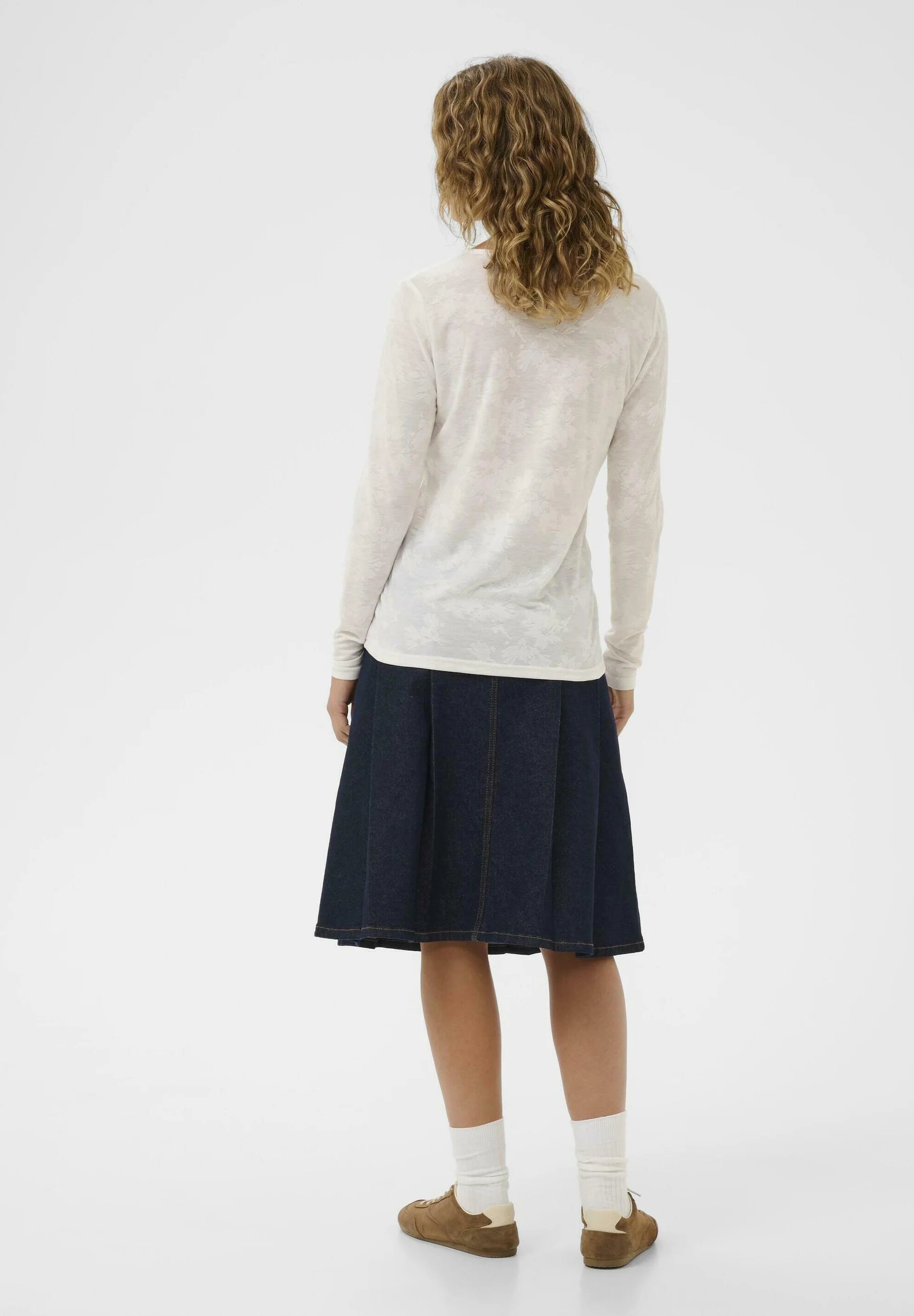 Olive síðermabolur