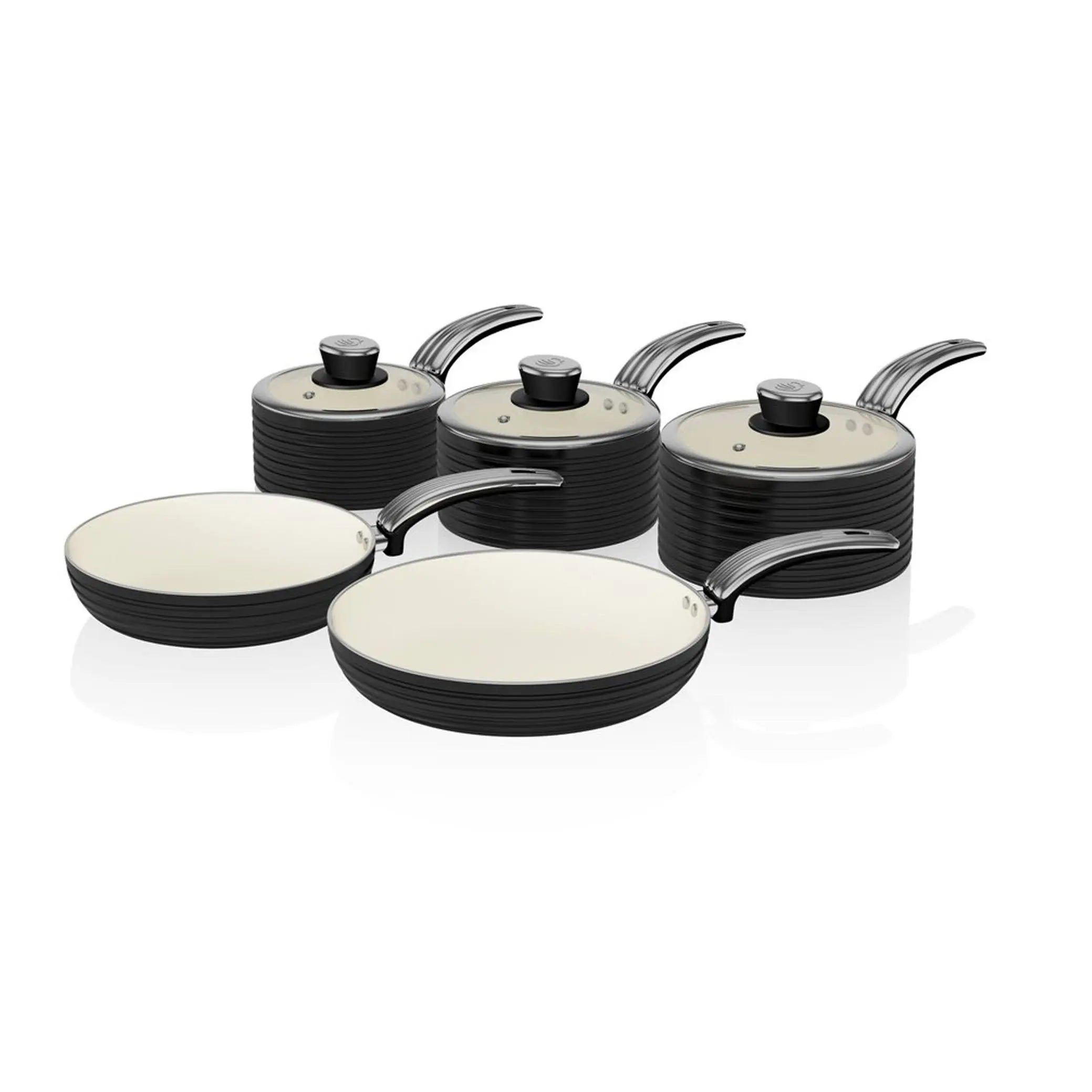 Retro 5 piece pan blk