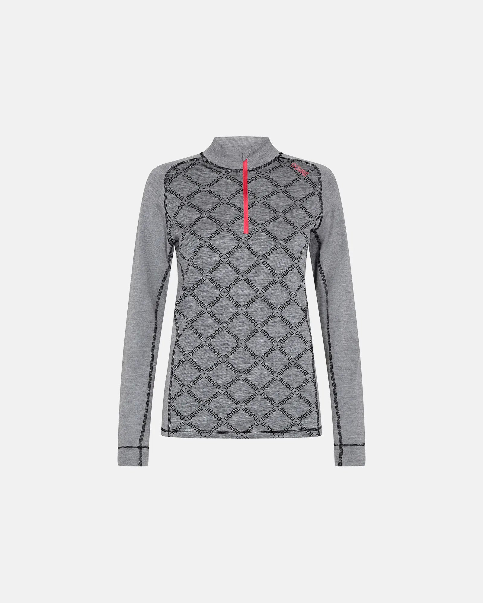 Hálfrennd dömu ullarpeysa