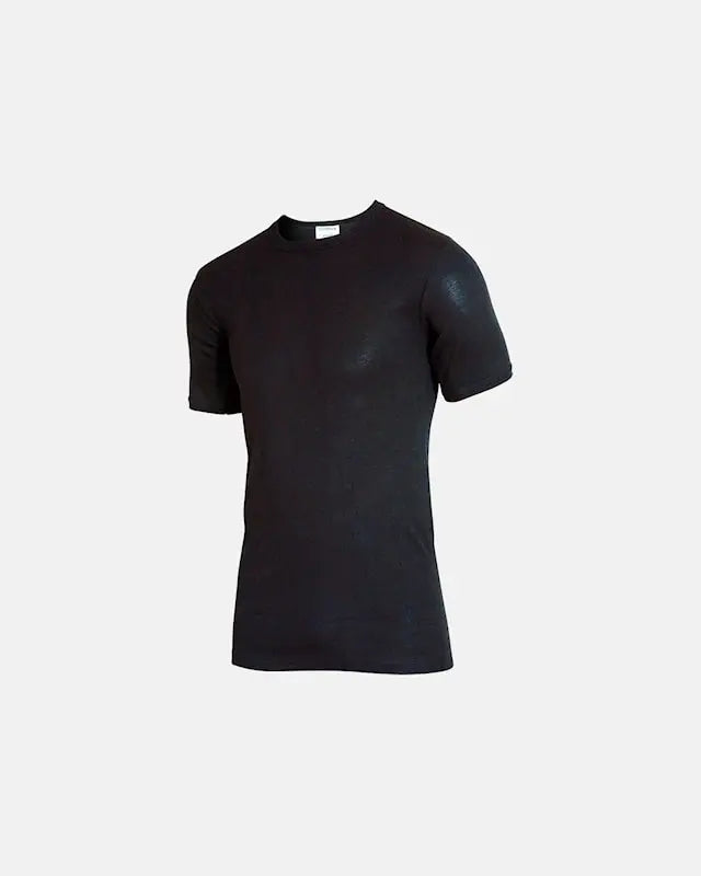 T-shirt m/kort ærme 100% bómull (Black)