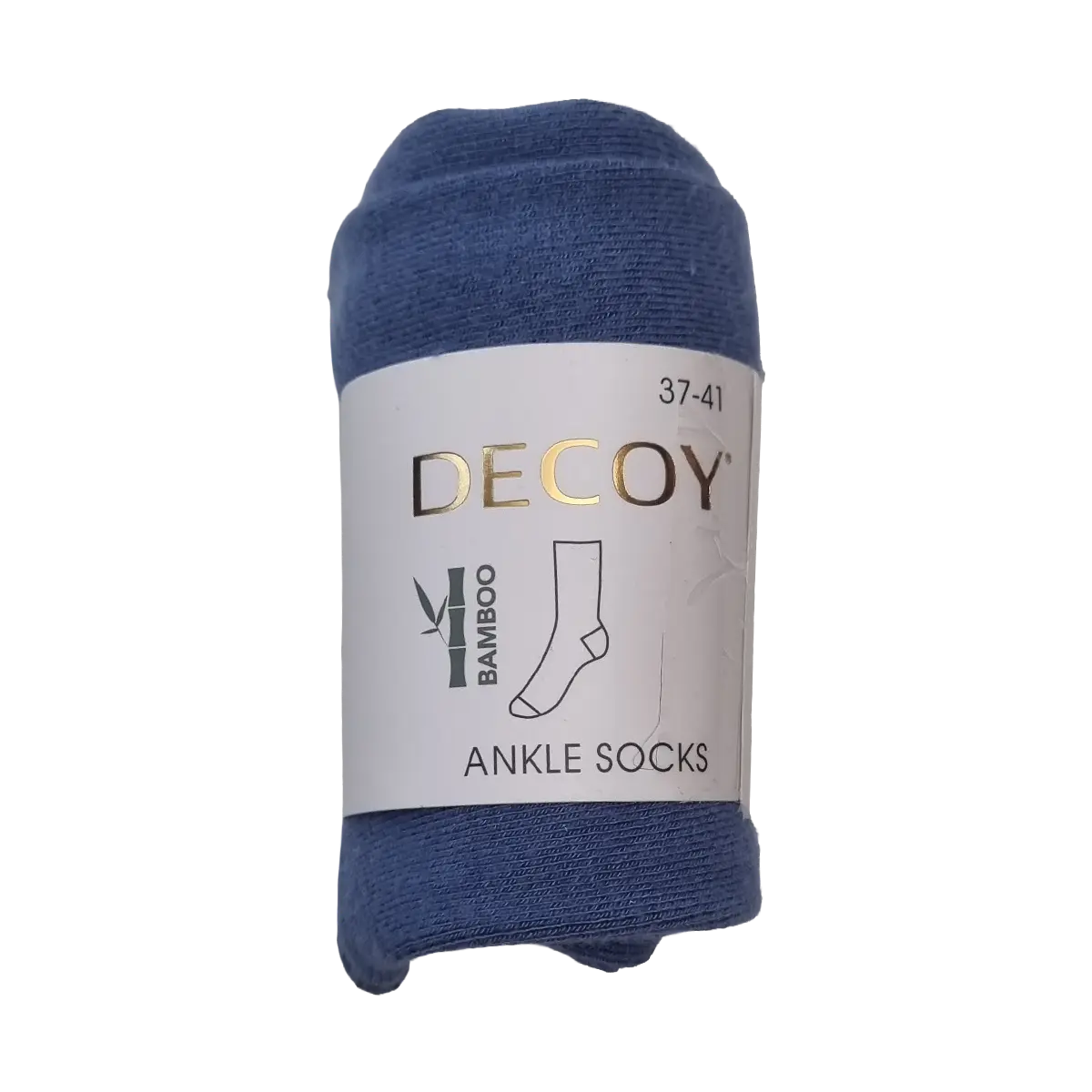 Decoy ankle sock fine knit bam (Navy)