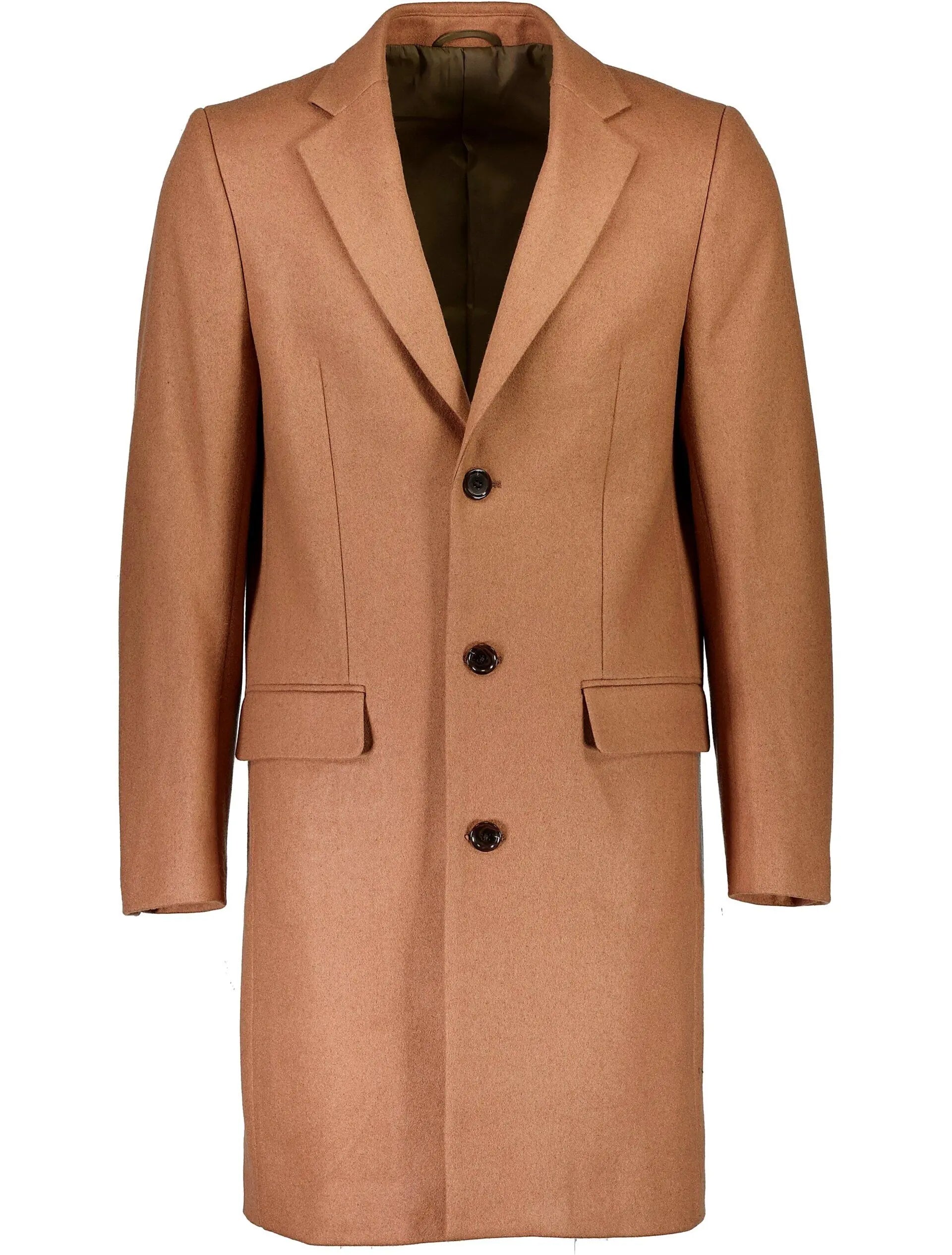 Lindbergh - Recycled wool coat CAMEL