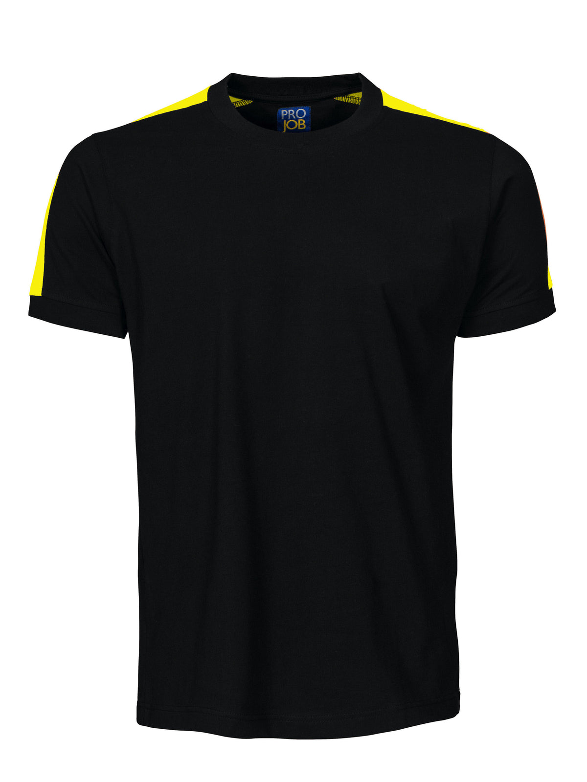 ProJob 2019 bolur með Hi-Viz öxlum, Svartur/gulur