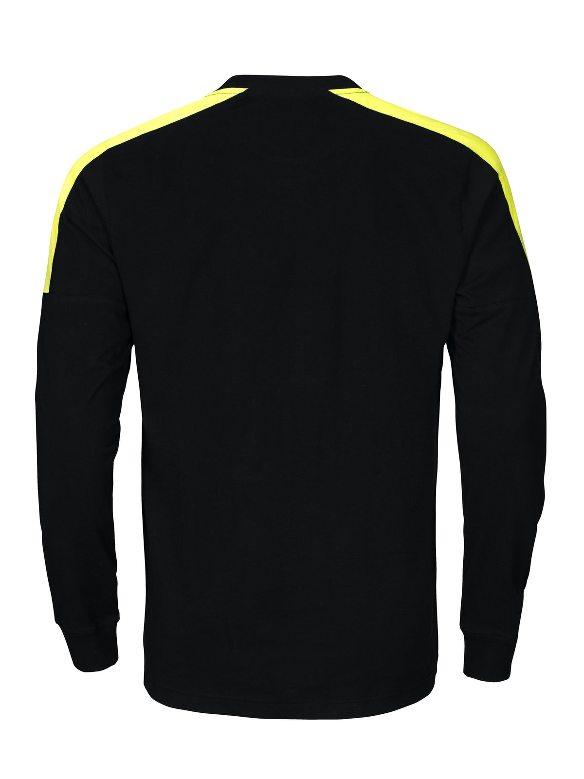 ProJob 2020 langermabolur með Hi-Viz öxlum, Svartur/gulur