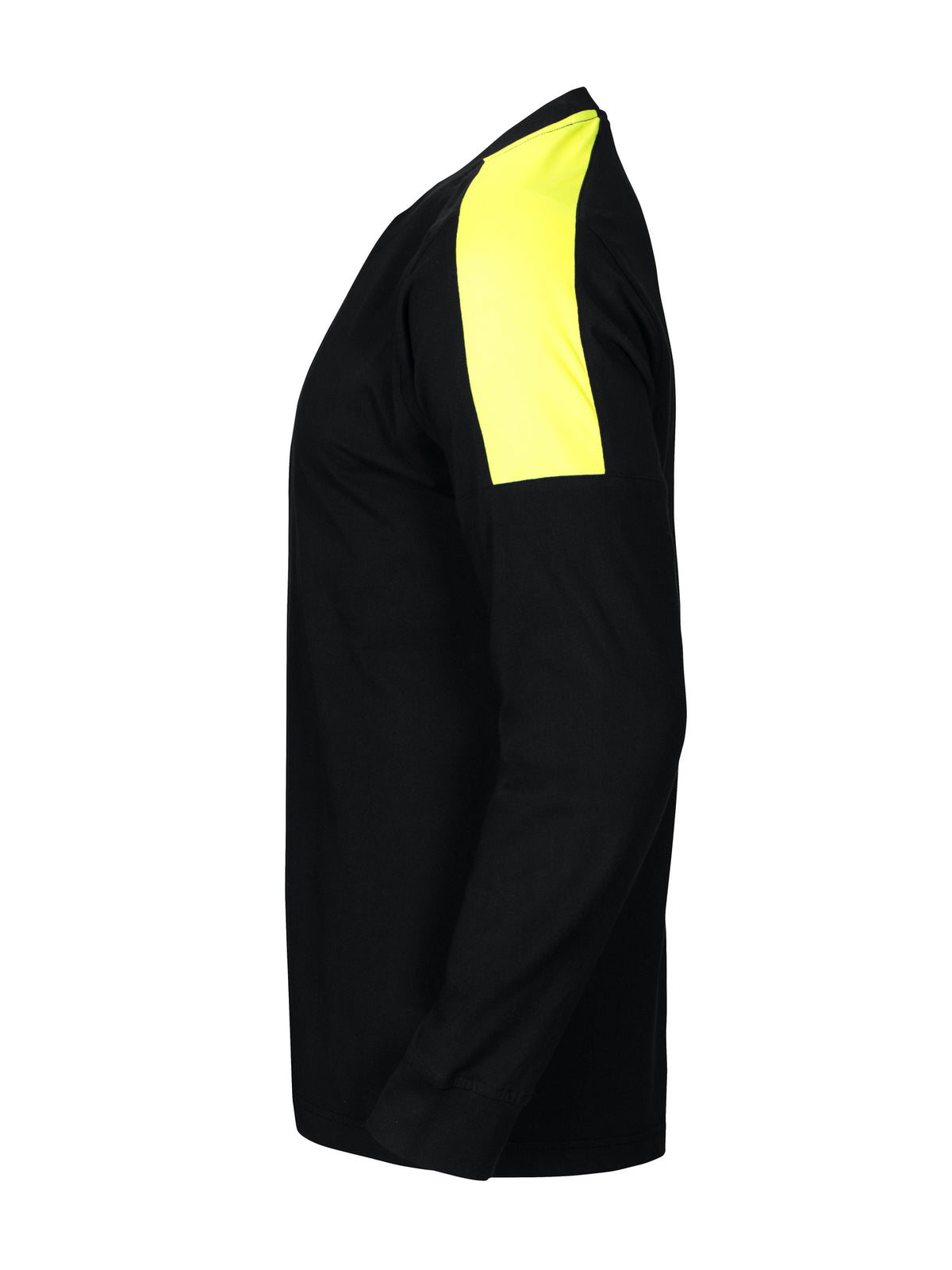 ProJob 2020 langermabolur með Hi-Viz öxlum, Svartur/gulur