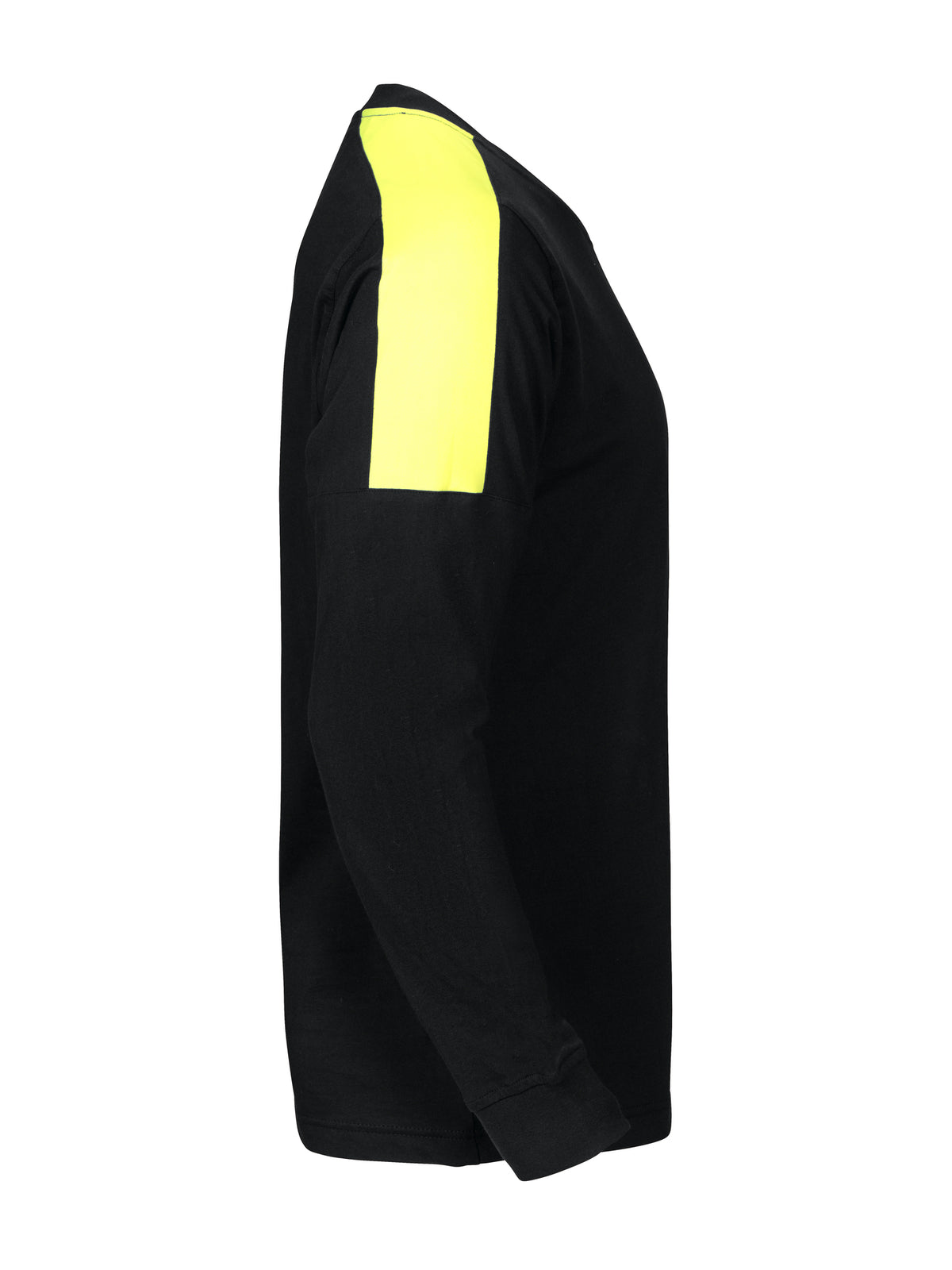 ProJob 2020 langermabolur með Hi-Viz öxlum, Svartur/gulur