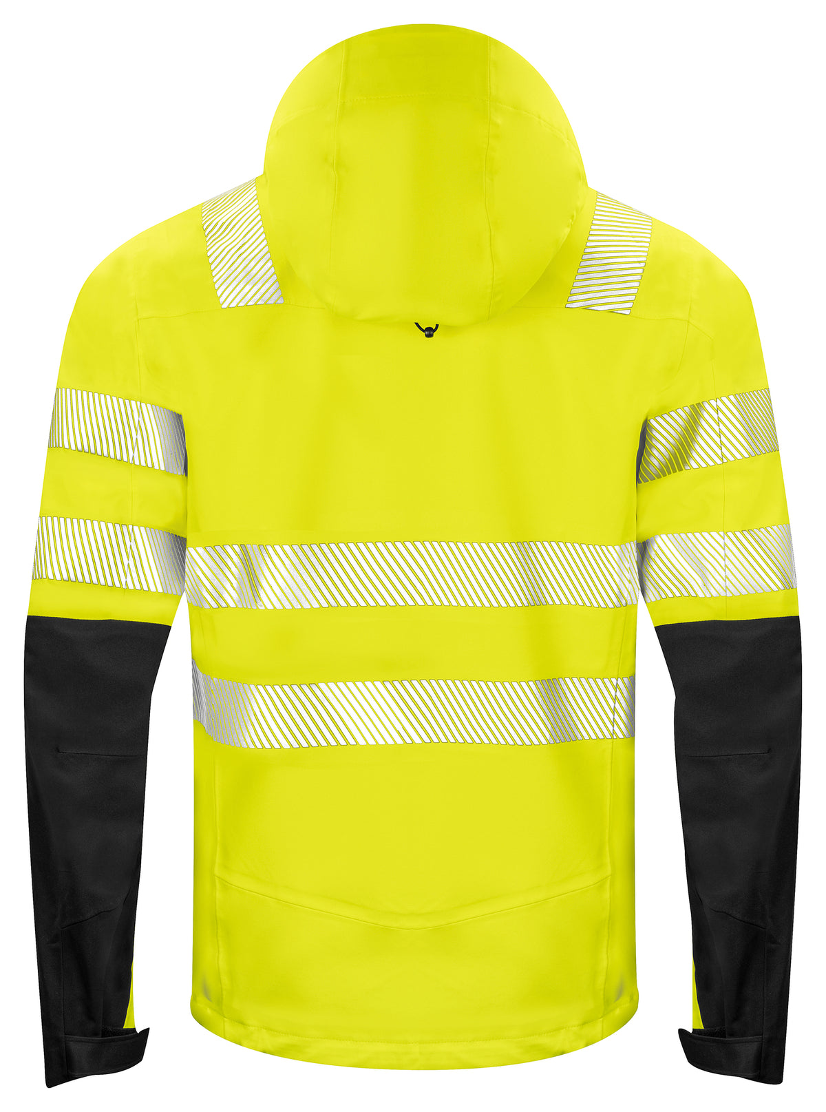 ProJob 6416 sýnileikaskeljakki þriggja laga, Gulur/svartur