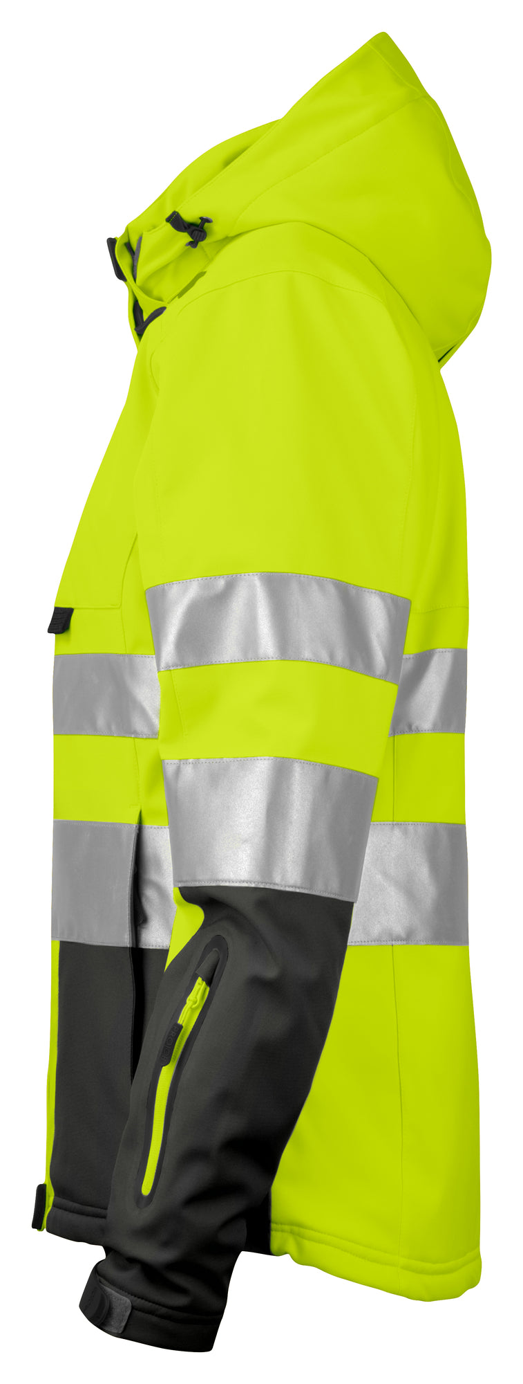 ProJob 6424 sýnileikajakki dömu fóðraður, Gulur/svartur