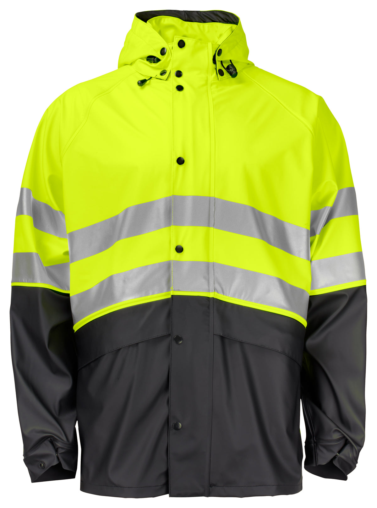 ProJob 6431 regnjakki Hi-Viz (gulur/svartur), Gulur/svartur