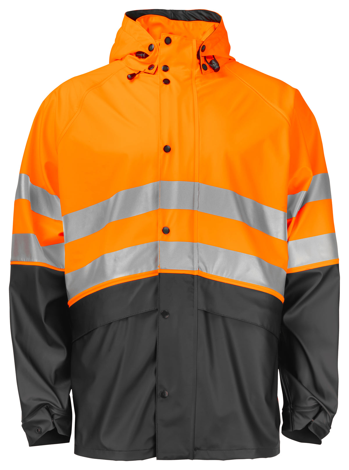 ProJob 6431 regnjakki Hi-Viz (appelsínugulur/svartur), Appelsínugulur/svartur