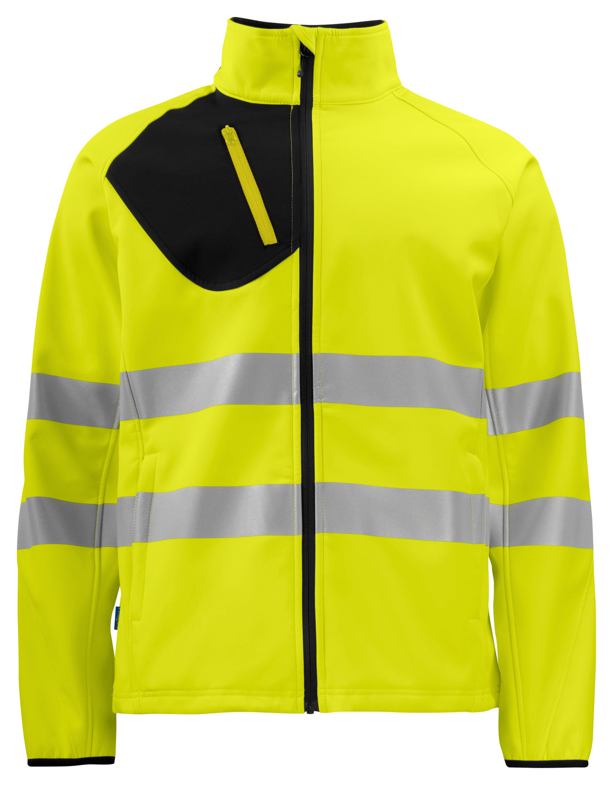 ProJob 6432 softshell jakki klasi 3, Gulur/svartur
