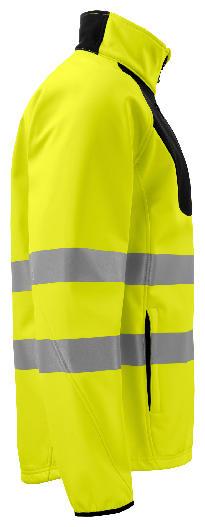 ProJob 6432 softshell jakki klasi 3, Gulur/svartur