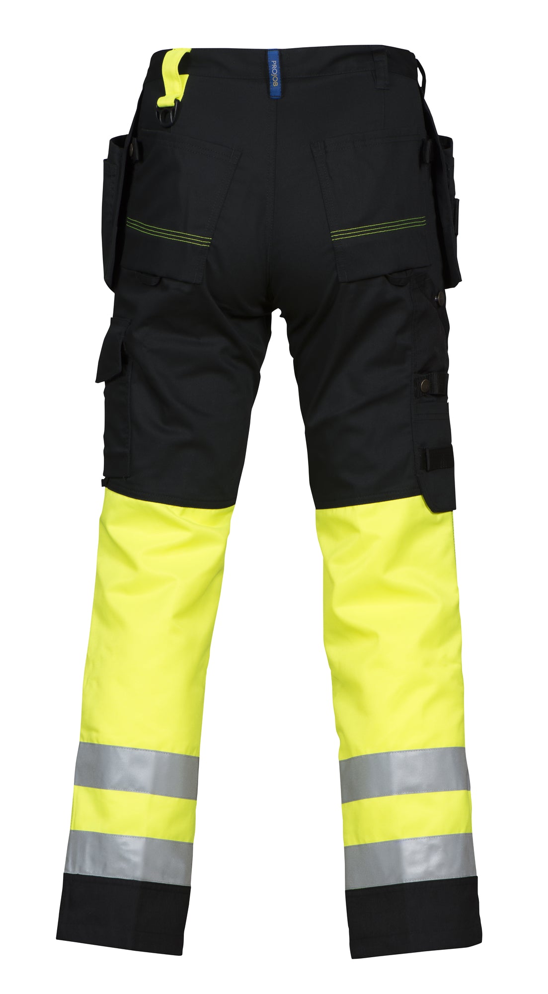 ProJob 6502 sýnileikabuxur Cordura, Gulur/svartur