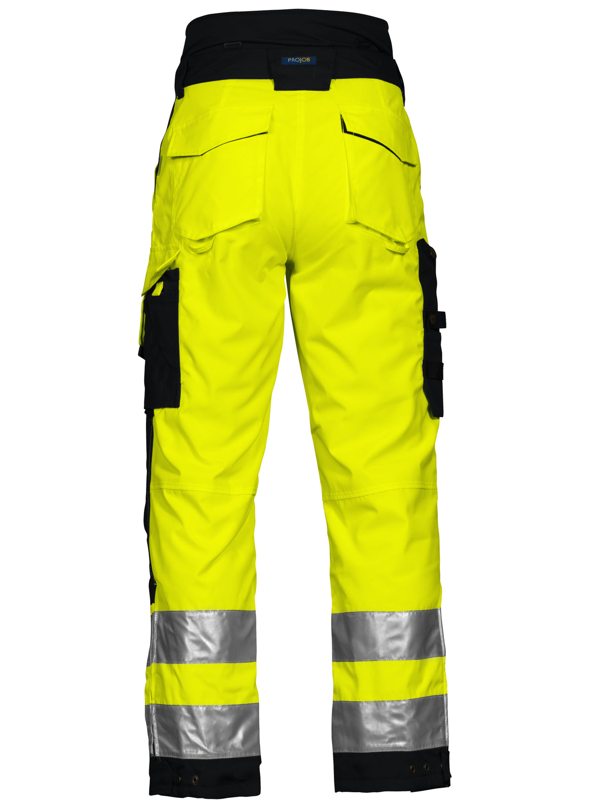 ProJob 6514 sýnileikabuxur fóðraðar (gular/svartar), Gulur/svartur