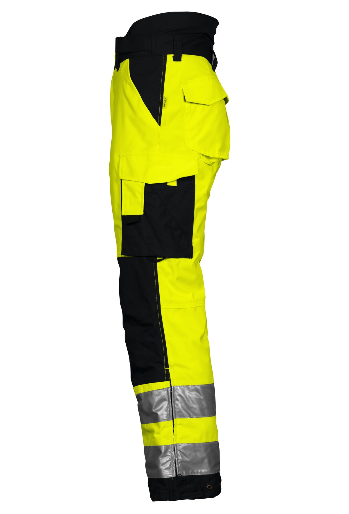 ProJob 6514 sýnileikabuxur fóðraðar (gular/svartar), Gulur/svartur