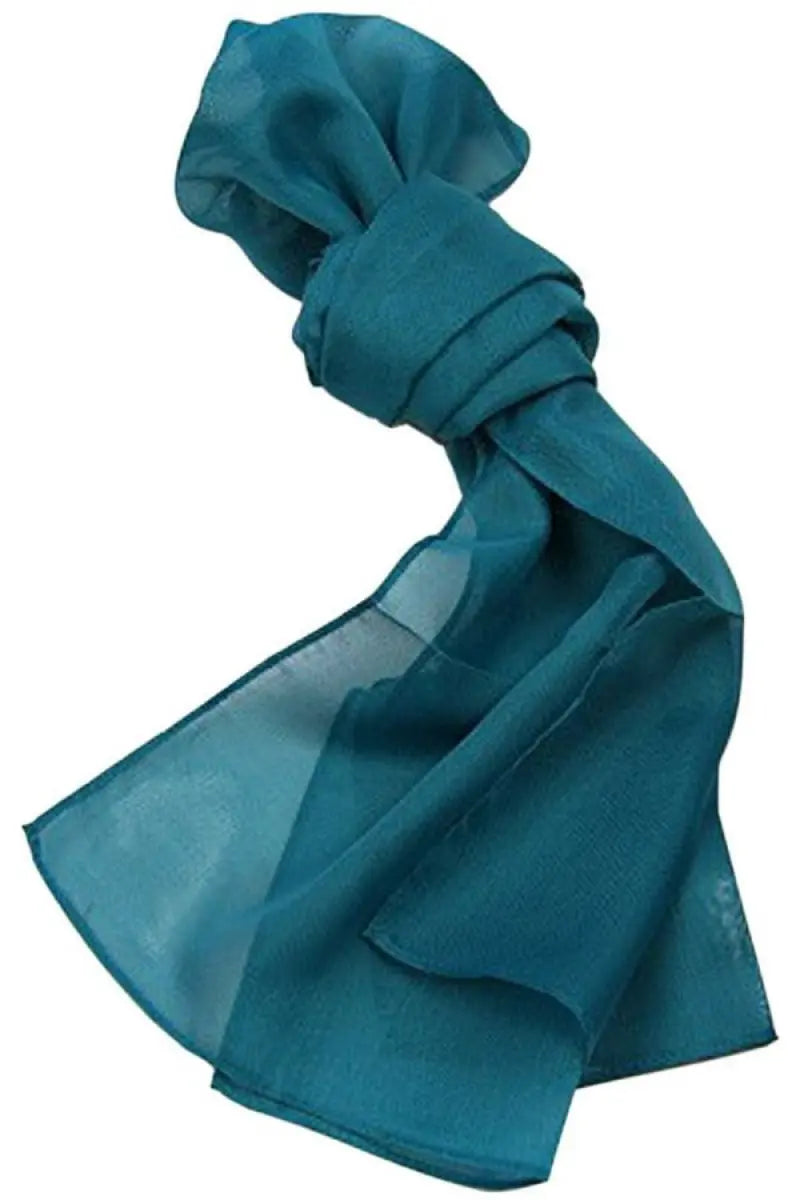 Dame chiffon tørklæde (Turquoise)