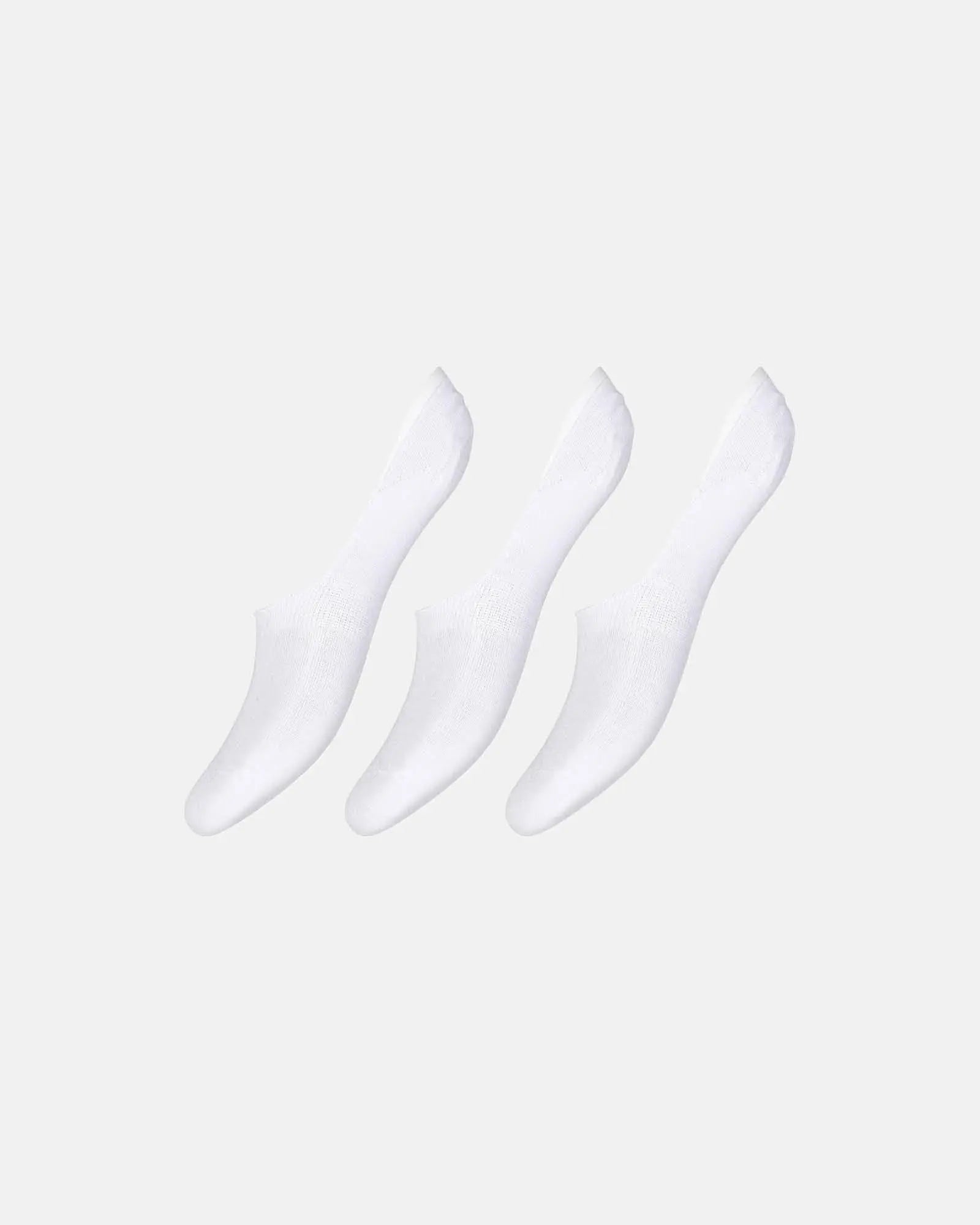 DECOY footies thin bamboo 3pk (White)