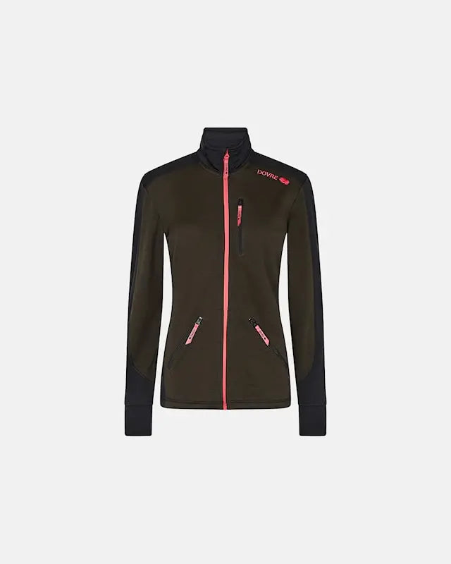 Dovre Women Mid Full Zip (Green)