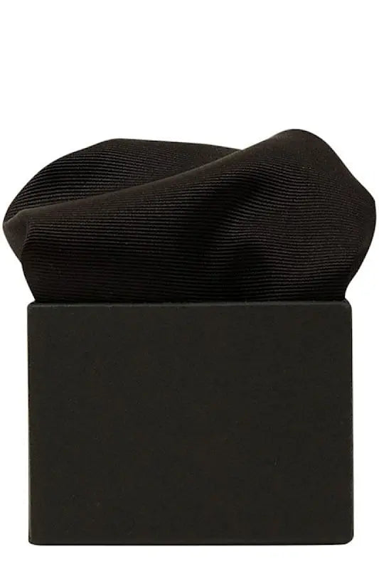 Hankie silke rep29 - Black