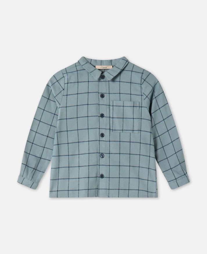 CODY CHECK SHIRT-SLATE